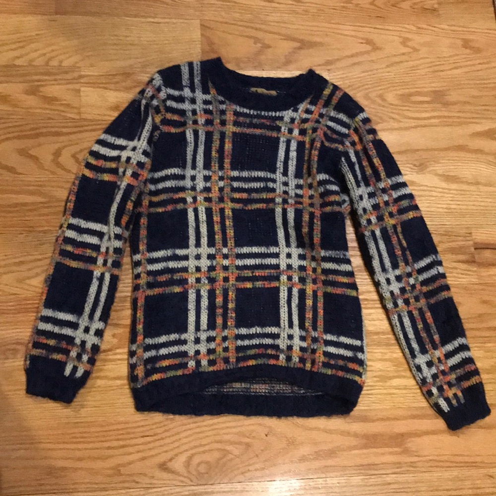 ✨KATSUMI — FLUFFY PLAID SWEATER✨